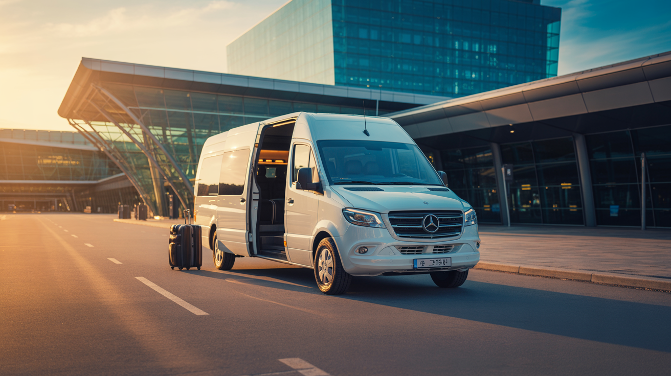 Mercedes Sprinter at Vienna International Airport